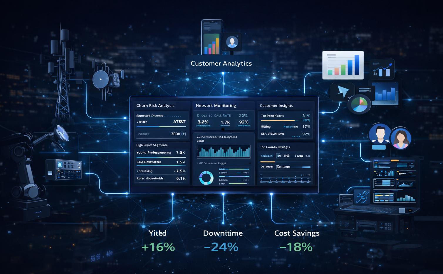 Telecom Intelligence - Churn Prevention & Revenue Assurance